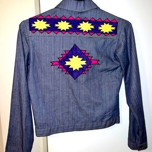 Vintage Womens denim western jacket